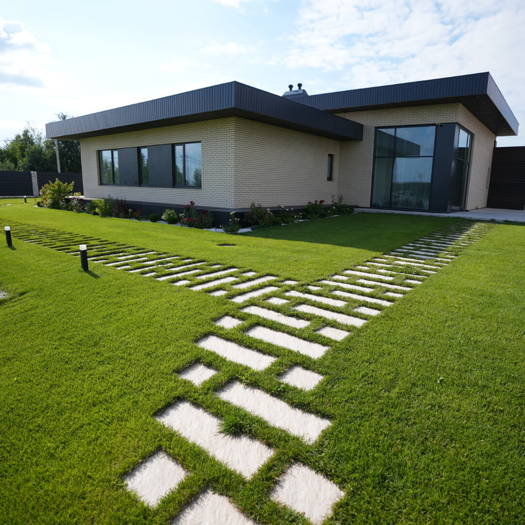 Шаговая плита STONE Светлая Галька 990х330х55мм